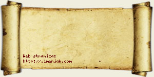 Angelina Janjić vizit kartica